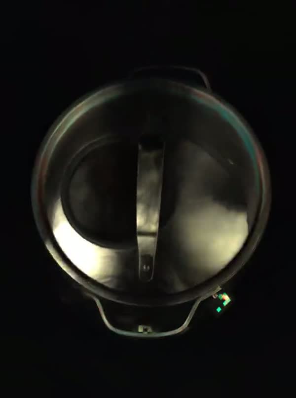 Glossy reflective pot from the thesis capture — the kind of object this inverse-rendering pipeline is designed to preprocess