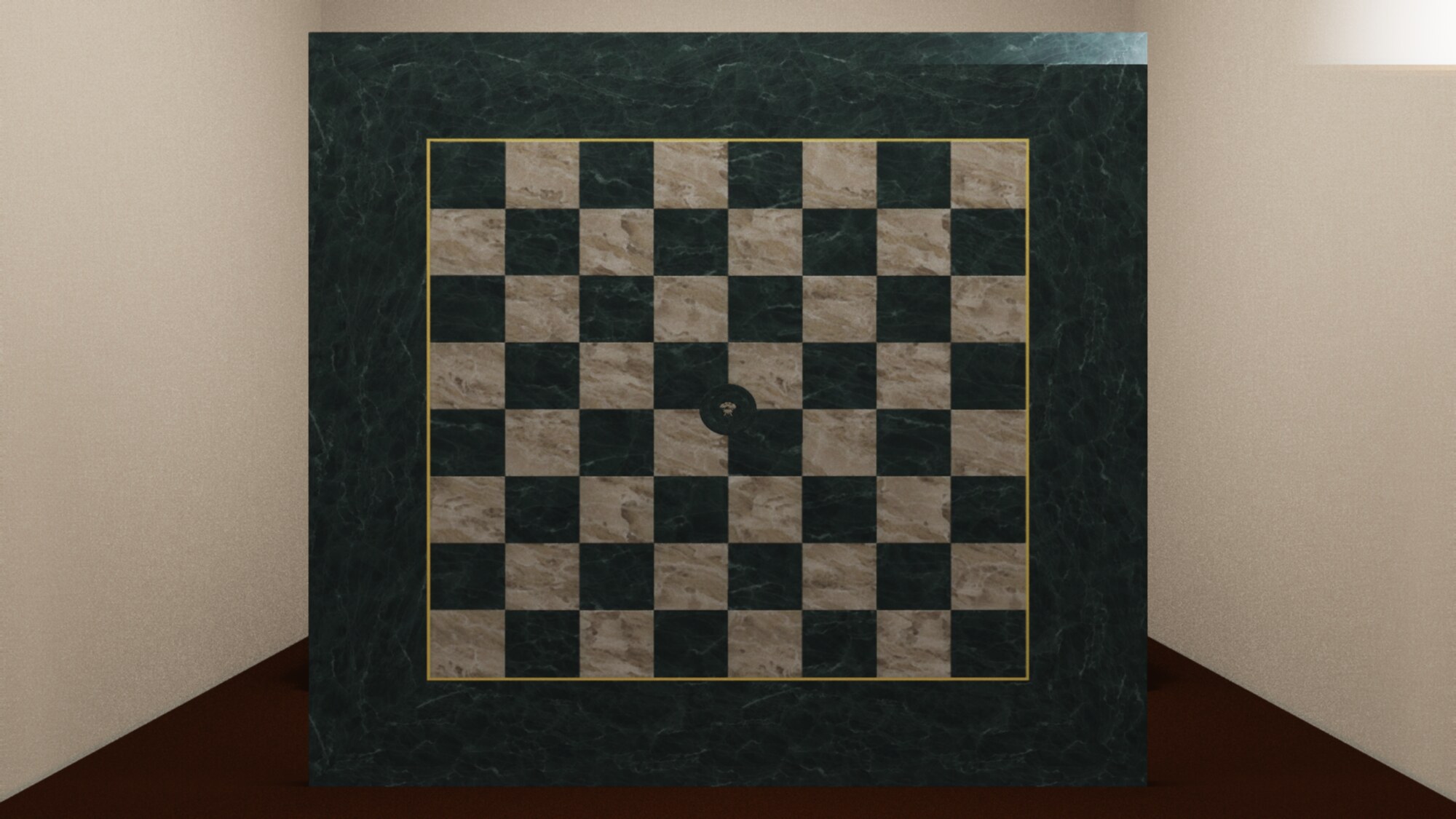 Same chess scene rendered via the deferred pipeline